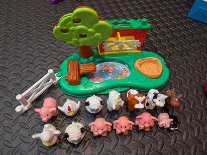 Little people apple orchard plus extra farm animals