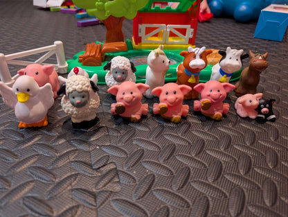 Little people apple orchard plus extra farm animals