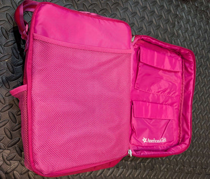 American girl carry bag