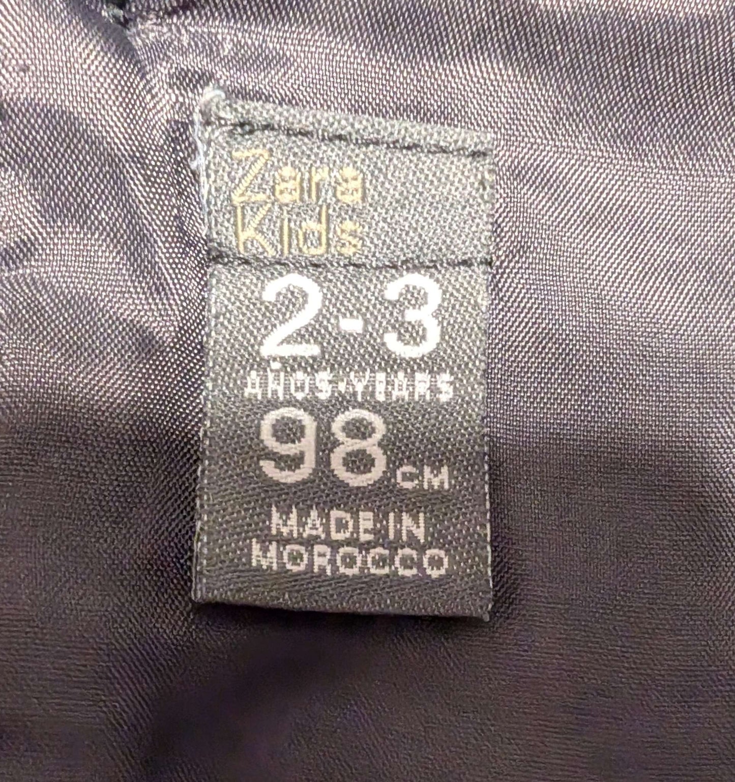 Grey Zara dress size 2-3T, Kids 2T