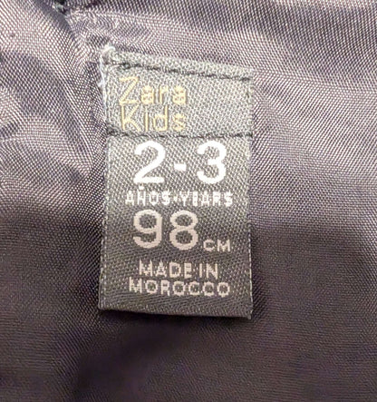 Grey Zara dress size 2-3T, Kids 2T