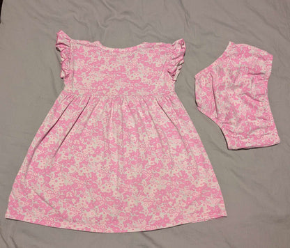 Pink floral dress size 24m, Kids 24 Month (18-24M)