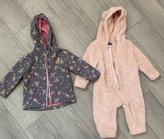 18m lined rain coat and bear suit, Kids 18 Month (12-18M)