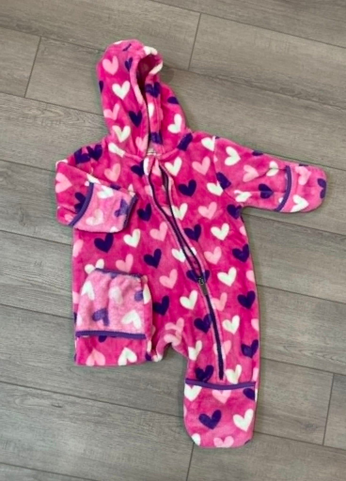 24m Hatley Fleece Bunting Suit, Kids 24 Month (18-24M)