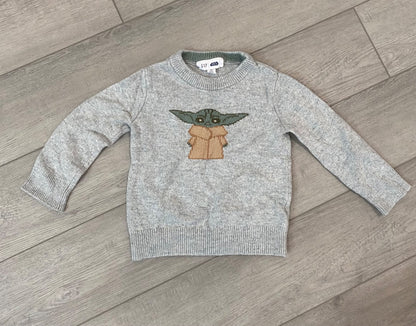 2yr Grogu sweater, Kids 2T