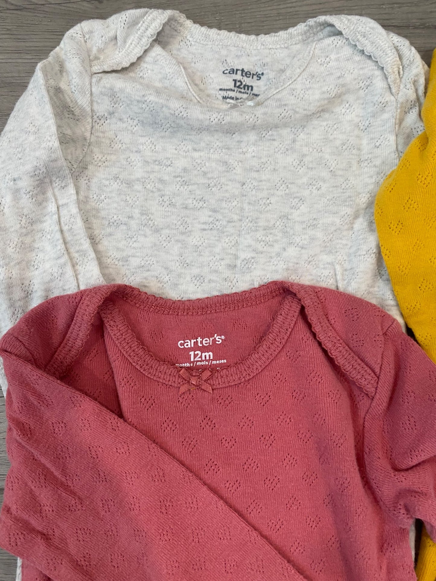 12m long sleeve onesies , Kids 12 Month (9-12M)