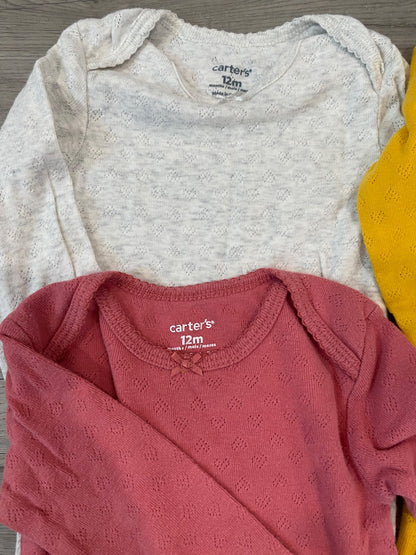 12m long sleeve onesies , Kids 12 Month (9-12M)
