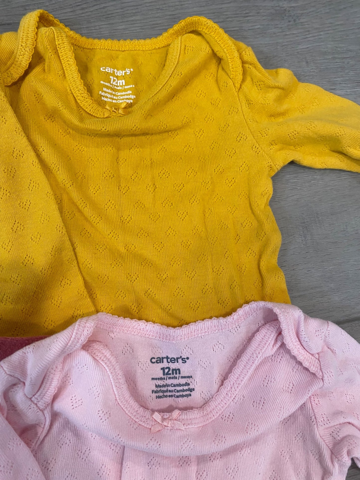 12m long sleeve onesies , Kids 12 Month (9-12M)
