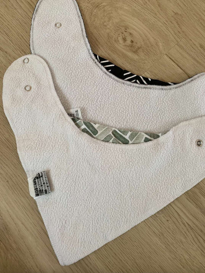 Copper pearl bibs