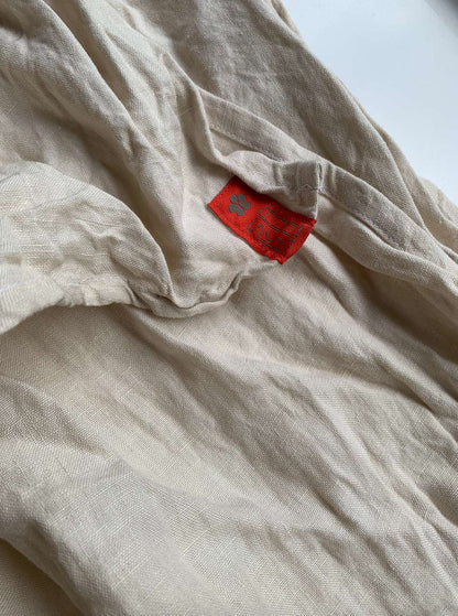 Linen Sakura Bloom gold ring sling baby carrier Retails $175