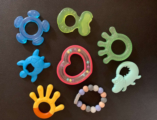 Teethers; can be frozen; bracelet