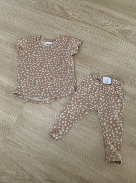Jax & Lennon bamboo dots set 0-6m, Kids 6 Month (3-6M)