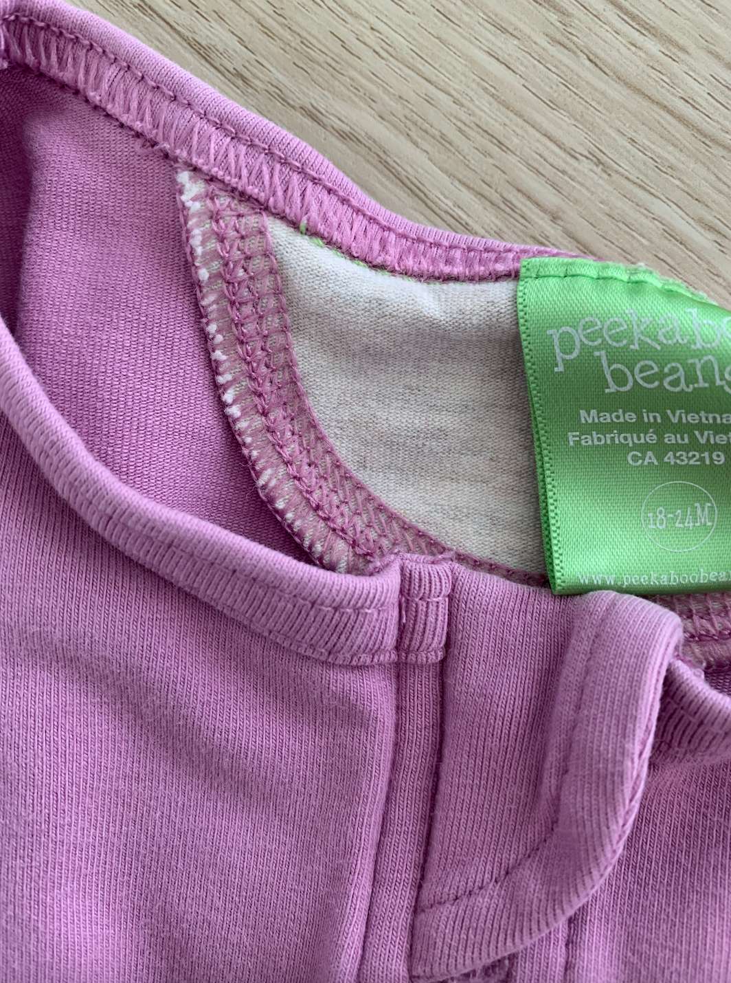 Peekaboo beans purple romper 18-24m, Kids 24 Month (18-24M)