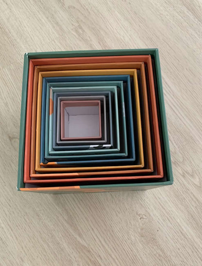 10 Counting blocks stackable with animals