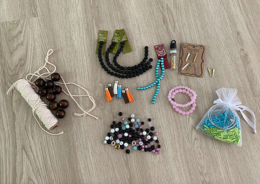 Beading supplies; macrame