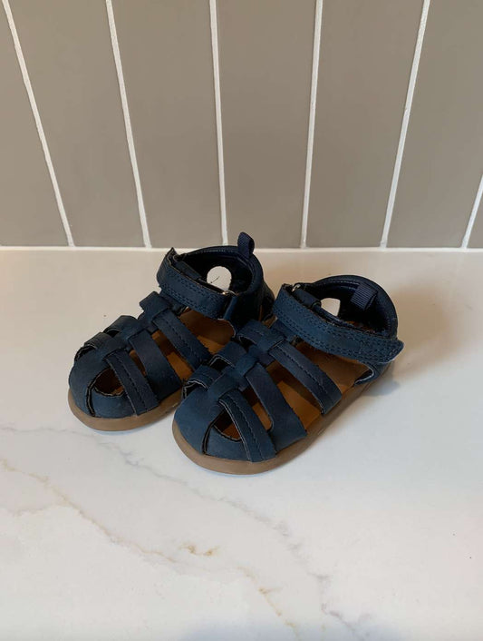 C4 Blue Sandals , Shoes 4 (Baby: 0-12 mth)