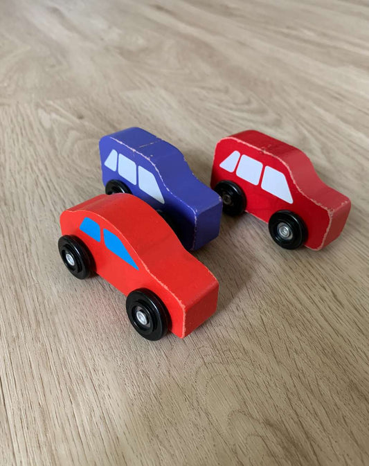 Little wooden cars Melissa & Doug