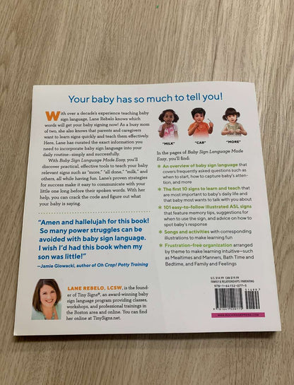 Baby sign language book 172 pages