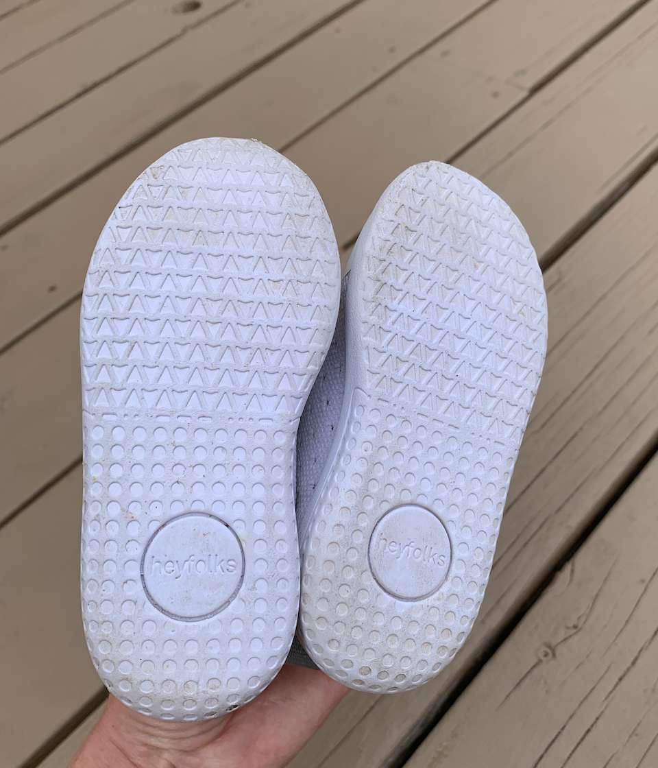 Heyfolks C6 white voyagers , Shoes 6 (Walkers:12-24 mth)