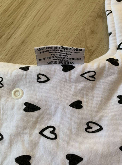 Hunny Baby Baby Carrier Drool Chew Pads reversible