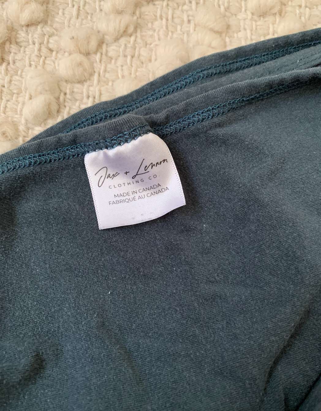 Jax & Lennon blue everything baby bamboo blanket