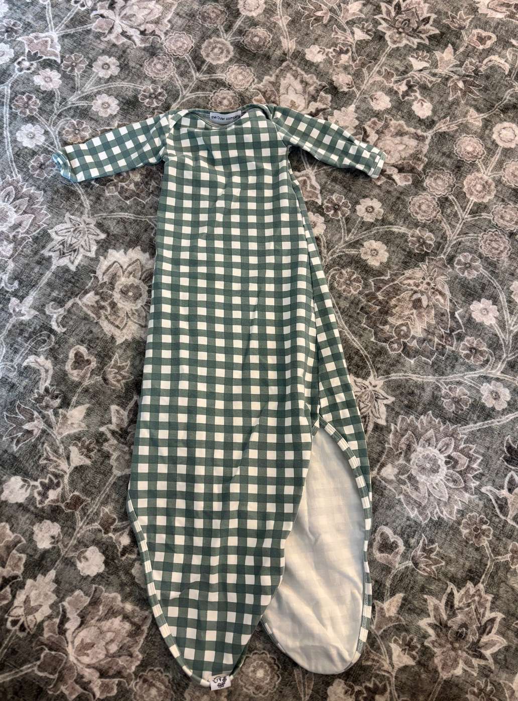 The Over Company knotted newborn gown , Kids Newborn