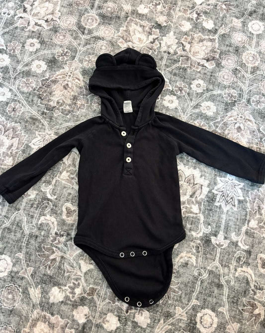 Kate Quinn ribbed bear ear onsie 18-24m, Kids 24 Month (18-24M)