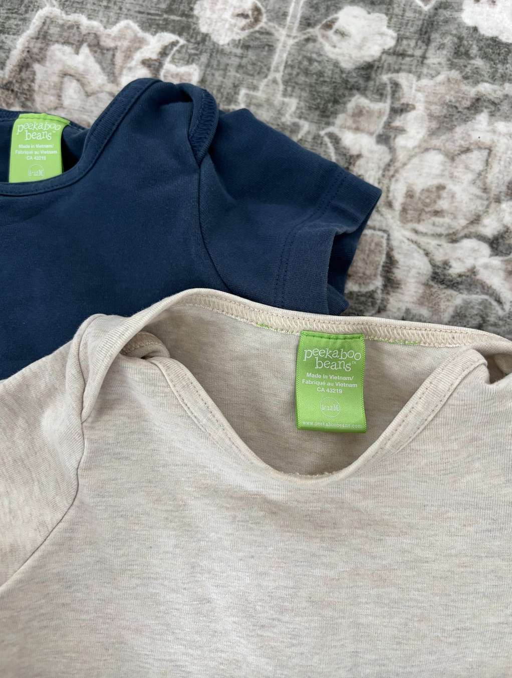 Peekaboo Beans top lot (6-12m/12-18m), Kids 12 Month (9-12M)