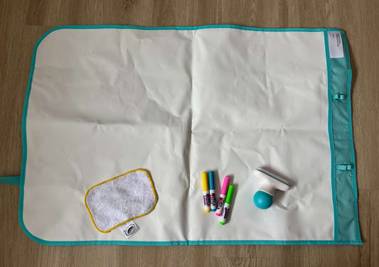 Crayola wipeable mat & markers