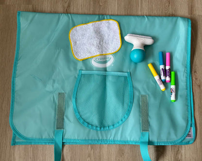 Crayola wipeable mat & markers