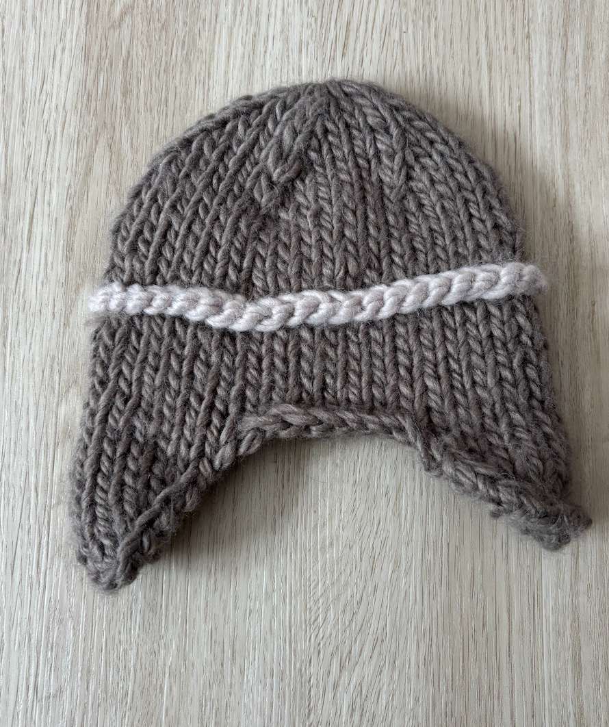 The Blueberry Hill Wilbur Aviator with Goggles Knit Hat XS ; Retails $41