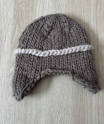 The Blueberry Hill Wilbur Aviator with Goggles Knit Hat XS ; Retails $41