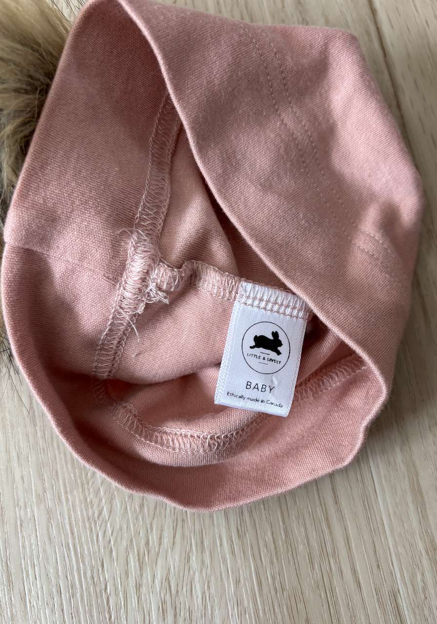 Little & Lively pink toque , Kids 9 Month (6-9M)