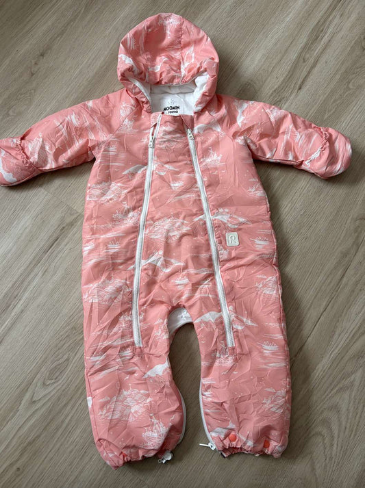 Reima Moomin Dalen Overall (Soft peach) size 68/74cm, Kids 12 Month (9-12M)