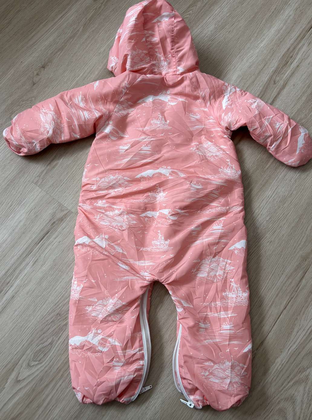 Reima Moomin Dalen Overall (Soft peach) size 68/74cm, Kids 12 Month (9-12M)