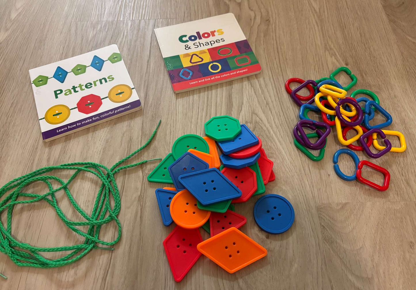 Patterns, colours & shapes learning fun