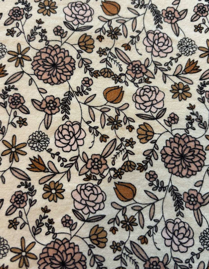 Jax & Lennon floral lettuce hem top 2/3y; Retails $38, Kids 2T
