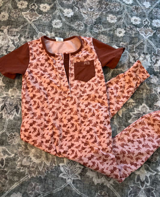 Peekaboo Beans romper Size 3 , Kids 3T