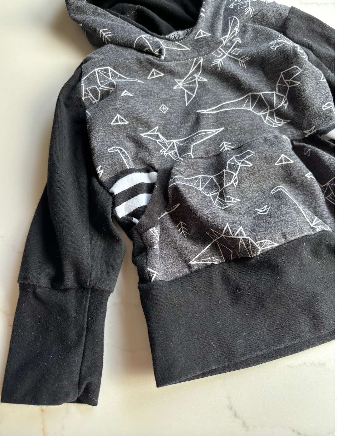 Black C2 small shop hoodie; 3-12m, Kids 12 Month (9-12M)