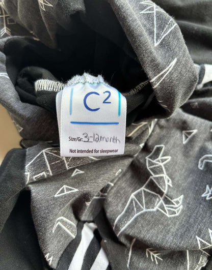 Black C2 small shop hoodie; 3-12m, Kids 12 Month (9-12M)