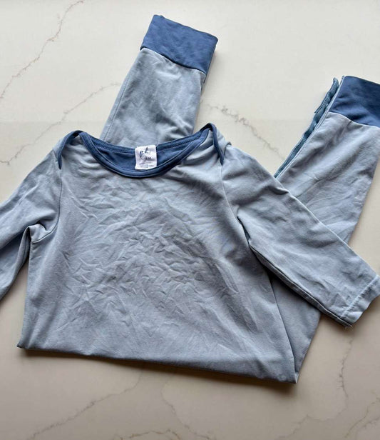Peekaboo beans 12-18m blue snap romper , Kids 18 Month (12-18M)