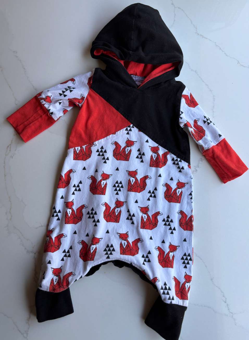 Small shop Fox romper 6m, Kids 9 Month (6-9M)