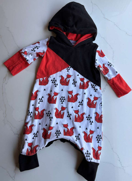 Small shop Fox romper 6m, Kids 9 Month (6-9M)