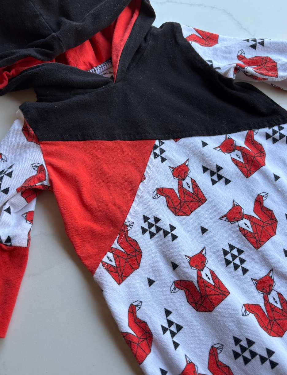 Small shop Fox romper 6m, Kids 9 Month (6-9M)