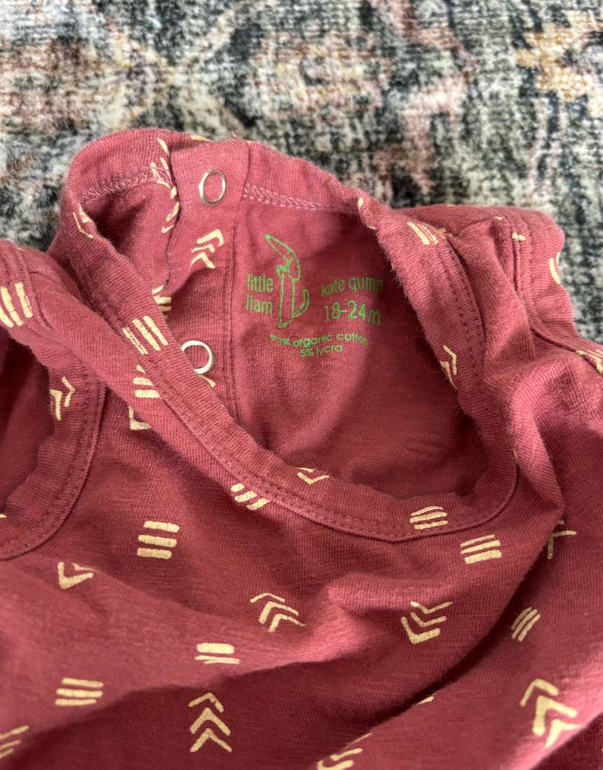 Kate Quinn Organic cotton Bubble rompers x2; Retails $52, Kids 24 Month (18-24M)
