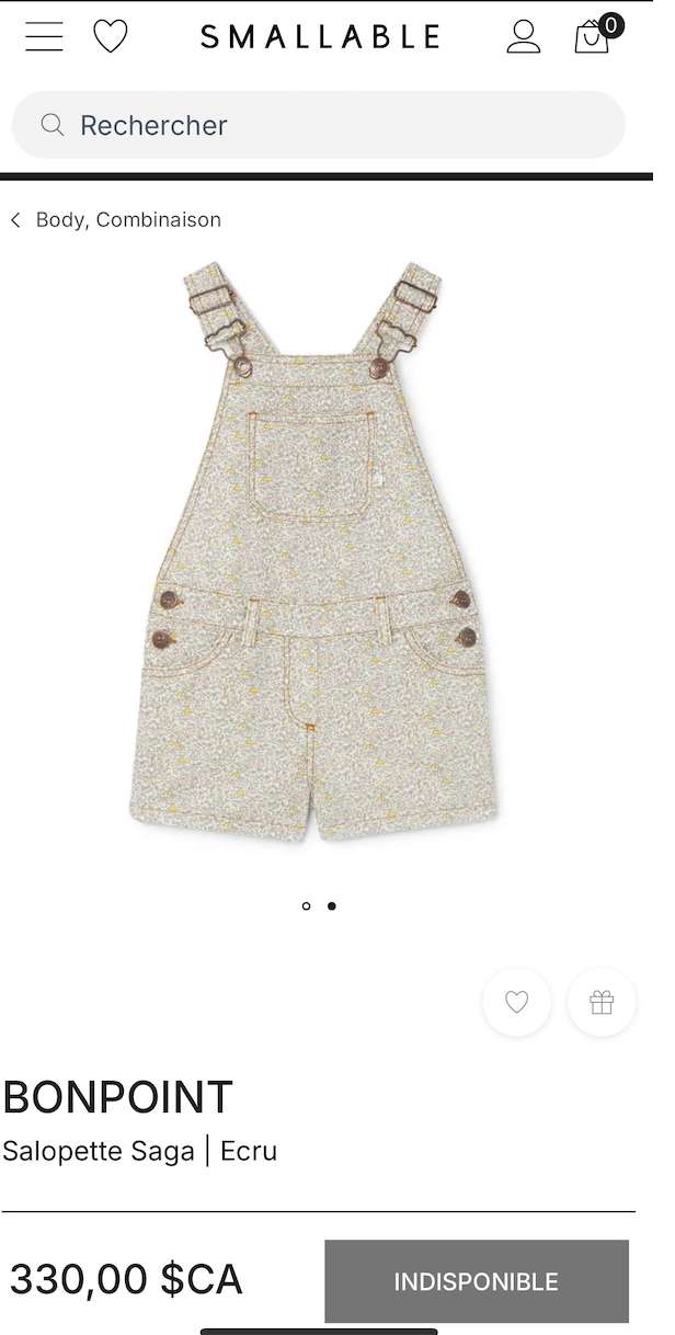 Bonpoint floral dungarees/ overalls; Retails $350 , Kids 6/6X