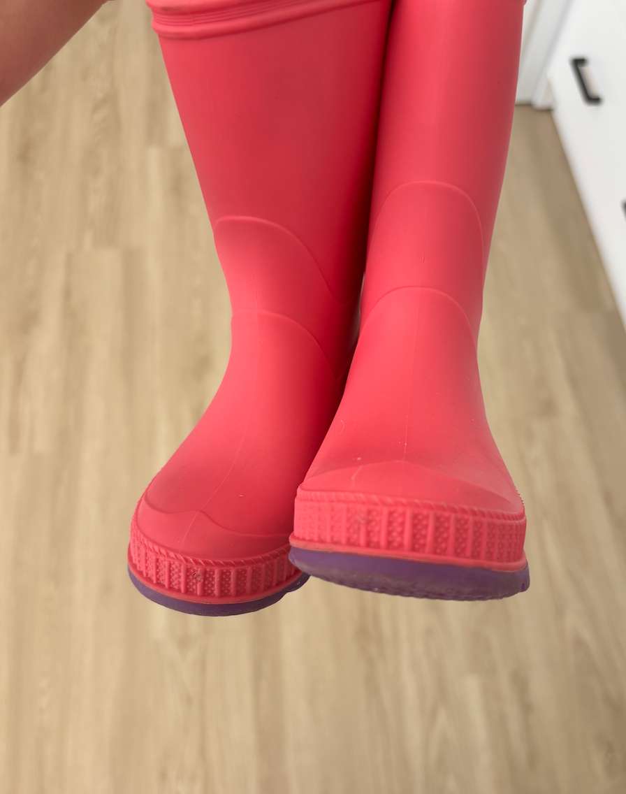 C5 Pink/Purple rain boots Kamik, Shoes 5 (Walkers:12-24 mth)