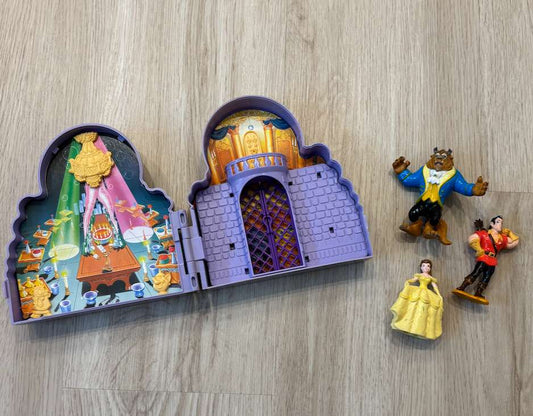 Vintage Beauty & The Beast Disney set