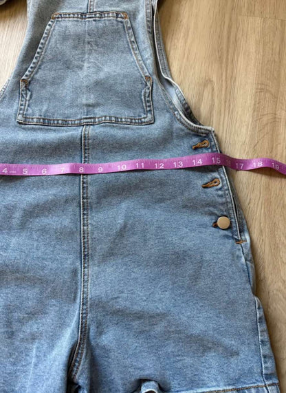 Overall Jean Shorts , Kids 16