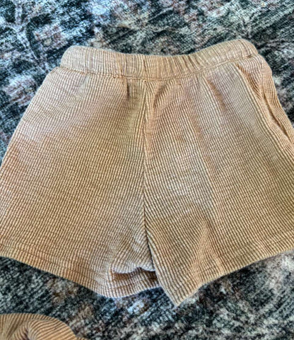 Brown H&M set boys shorts , Kids 18 Month (12-18M)